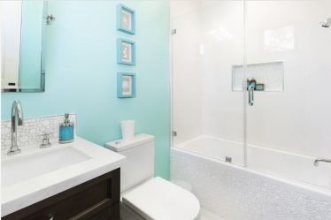 Шторки в ванную комнату: 175+ (Фото) Выбора для Вашего дизайна (тканевые, пластиковые,стеклянные)