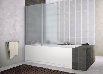 Шторки в ванную комнату: 175+ (Фото) Выбора для Вашего дизайна (тканевые, пластиковые,стеклянные)