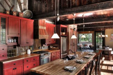 Дизайн кухни в стиле кантри — Современный дух в современном интерьере (225+ Фото)