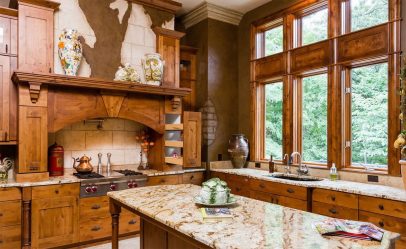 Дизайн кухни в стиле кантри — Современный дух в современном интерьере (225+ Фото)