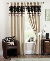 Красивые шторы на люверсах своими руками: Дань моде или Удобная деталь дизайна? 175+ (Фото) новинок для гостиной, спальни, кухни