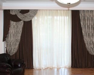 Шторы в гостиную в современном стиле. Стильные идеи, модные новинки 2019 года + 130 ФОТО