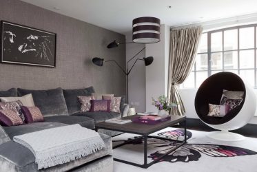 Оформление интерьера с помощью серых обоев (140+ Фото): Общие правила выбора и сочетания