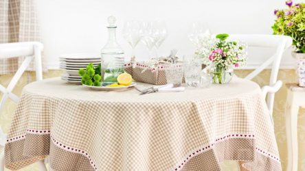Экспериментируем со скатертями на стол: 265+ Фото Красивых и современных вариантов (силиконовая, прозрачная, ажурная)