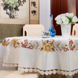 Экспериментируем со скатертями на стол: 265+ Фото Красивых и современных вариантов (силиконовая, прозрачная, ажурная)