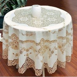 Экспериментируем со скатертями на стол: 265+ Фото Красивых и современных вариантов (силиконовая, прозрачная, ажурная)