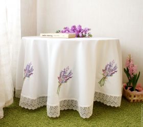 Экспериментируем со скатертями на стол: 265+ Фото Красивых и современных вариантов (силиконовая, прозрачная, ажурная)
