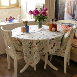 Экспериментируем со скатертями на стол: 265+ Фото Красивых и современных вариантов (силиконовая, прозрачная, ажурная)