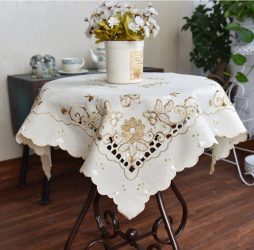 Экспериментируем со скатертями на стол: 265+ Фото Красивых и современных вариантов (силиконовая, прозрачная, ажурная)