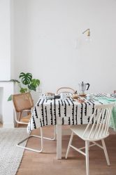 Экспериментируем со скатертями на стол: 265+ Фото Красивых и современных вариантов (силиконовая, прозрачная, ажурная)