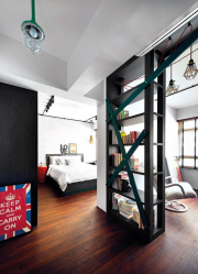 Стеллажи для комнат различной функциональности: 220+Фото Удобных зонирований для детской, гостиной