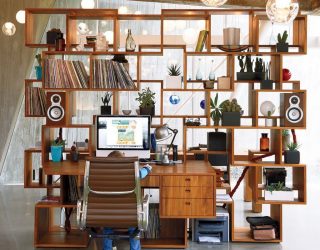 Стеллажи для комнат различной функциональности: 220+Фото Удобных зонирований для детской, гостиной