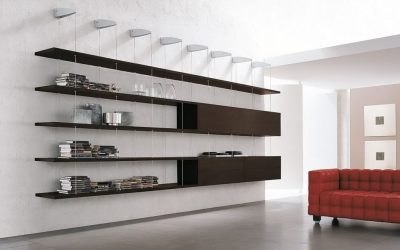 Стеллажи для комнат различной функциональности: 220+Фото Удобных зонирований для детской, гостиной