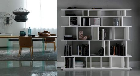 Стеллажи для комнат различной функциональности: 220+Фото Удобных зонирований для детской, гостиной