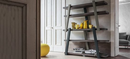 Стеллажи для комнат различной функциональности: 220+Фото Удобных зонирований для детской, гостиной