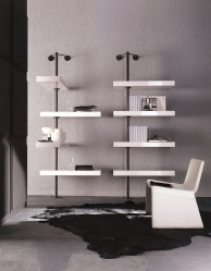 Стеллажи для комнат различной функциональности: 220+Фото Удобных зонирований для детской, гостиной