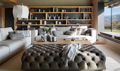 Стеллажи для комнат различной функциональности: 220+Фото Удобных зонирований для детской, гостиной