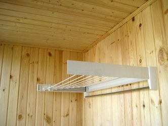 85+ Фото Приспособлений для Сушки белья на балконе своими руками: Вешалка, Лианы, Веревки. Какой Вариант выбрать?