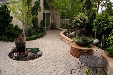 Дорожки на даче из тротуарной плитки — Дизайн красивого двора (120+ Фото)