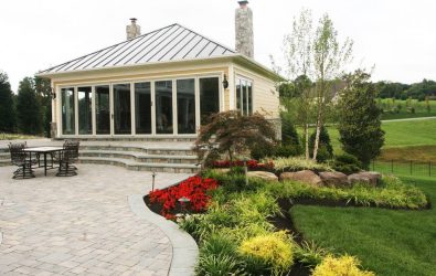 Дорожки на даче из тротуарной плитки — Дизайн красивого двора (120+ Фото)