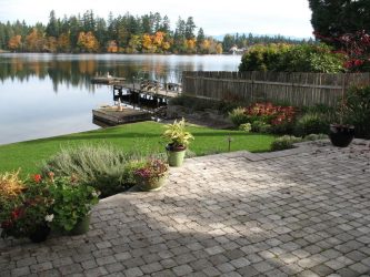 Дорожки на даче из тротуарной плитки — Дизайн красивого двора (120+ Фото)