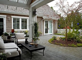 Дорожки на даче из тротуарной плитки — Дизайн красивого двора (120+ Фото)