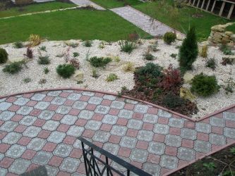 Дорожки на даче из тротуарной плитки — Дизайн красивого двора (120+ Фото)