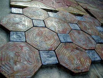 Дорожки на даче из тротуарной плитки — Дизайн красивого двора (120+ Фото)