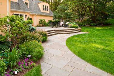 Дорожки на даче из тротуарной плитки — Дизайн красивого двора (120+ Фото)