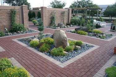 Дорожки на даче из тротуарной плитки — Дизайн красивого двора (120+ Фото)