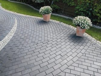 Дорожки на даче из тротуарной плитки — Дизайн красивого двора (120+ Фото)