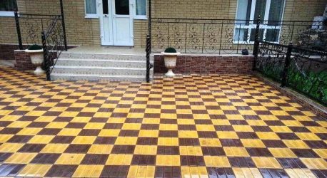 Дорожки на даче из тротуарной плитки — Дизайн красивого двора (120+ Фото)