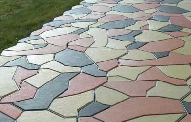 Дорожки на даче из тротуарной плитки — Дизайн красивого двора (120+ Фото)