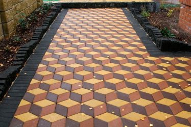 Дорожки на даче из тротуарной плитки — Дизайн красивого двора (120+ Фото)