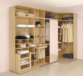 Угловой Шкаф-купе в современную спальню: от маленьких до больших. Каким может быть его наполнение?