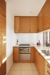 Узкая и длинная Кухня — Как оформить? Нюансы и хитрости для маленького интерьера (175+ Фото)