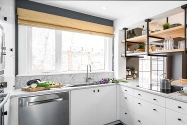 Узкая и длинная Кухня — Как оформить? Нюансы и хитрости для маленького интерьера (175+ Фото)