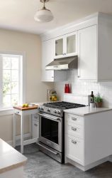 Узкая и длинная Кухня — Как оформить? Нюансы и хитрости для маленького интерьера (175+ Фото)