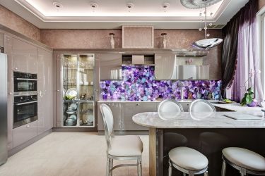 Узкая и длинная Кухня — Как оформить? Нюансы и хитрости для маленького интерьера (175+ Фото)