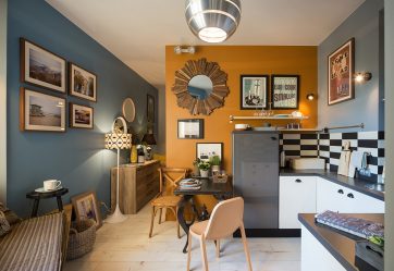 Узкая и длинная Кухня — Как оформить? Нюансы и хитрости для маленького интерьера (175+ Фото)