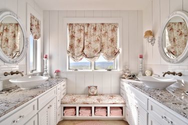 Дизайн Ванной комнаты в стиле прованс – нежная романтика для души и тела (205+ Фото)