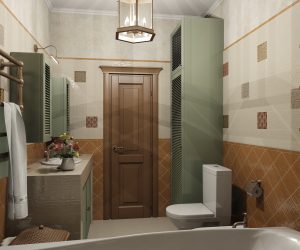 Дизайн Ванной комнаты в стиле прованс – нежная романтика для души и тела (205+ Фото)