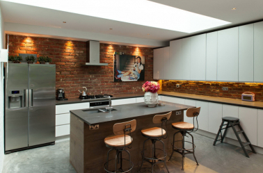 Встроенные кухни (150+ Фото): Как выбрать технику? (холодильник, духовой шкаф, вытяжка)