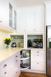 Встроенные кухни (150+ Фото): Как выбрать технику? (холодильник, духовой шкаф, вытяжка)