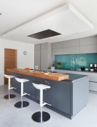 Встроенные кухни (150+ Фото): Как выбрать технику? (холодильник, духовой шкаф, вытяжка)