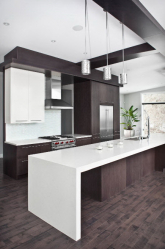 Встроенные кухни (150+ Фото): Как выбрать технику? (холодильник, духовой шкаф, вытяжка)