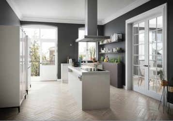 Встроенные кухни (150+ Фото): Как выбрать технику? (холодильник, духовой шкаф, вытяжка)