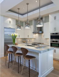 Встроенные кухни (150+ Фото): Как выбрать технику? (холодильник, духовой шкаф, вытяжка)