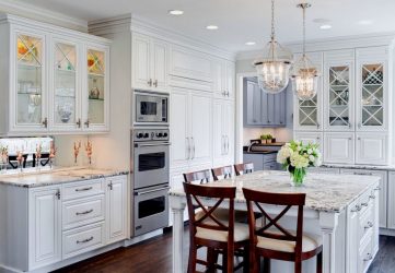 Встроенные кухни (150+ Фото): Как выбрать технику? (холодильник, духовой шкаф, вытяжка)