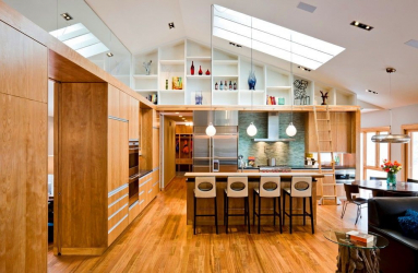 Встроенные кухни (150+ Фото): Как выбрать технику? (холодильник, духовой шкаф, вытяжка)